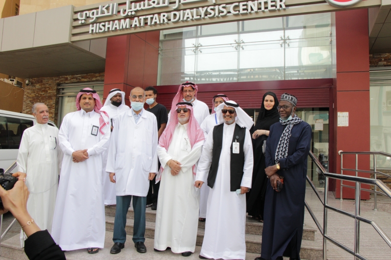جمعية إعلاميون يزور بر جدة ومركز هشام عطار
